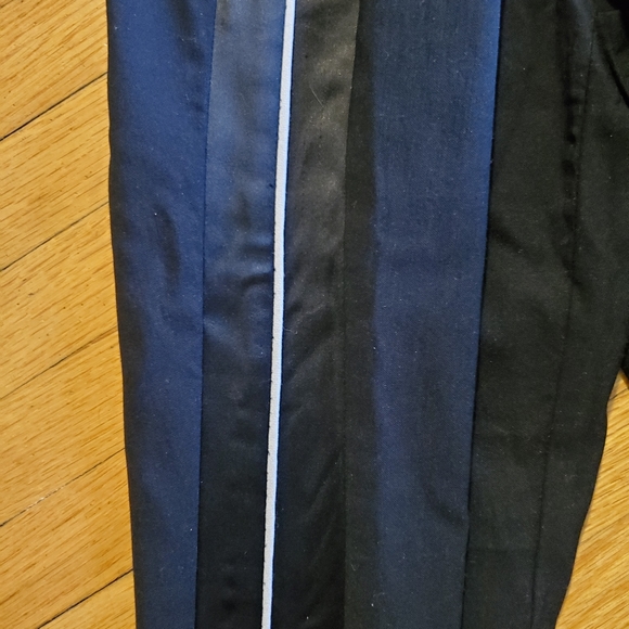 Inc pull on black ribbon stripe side accent pants - Picture 2 of 4